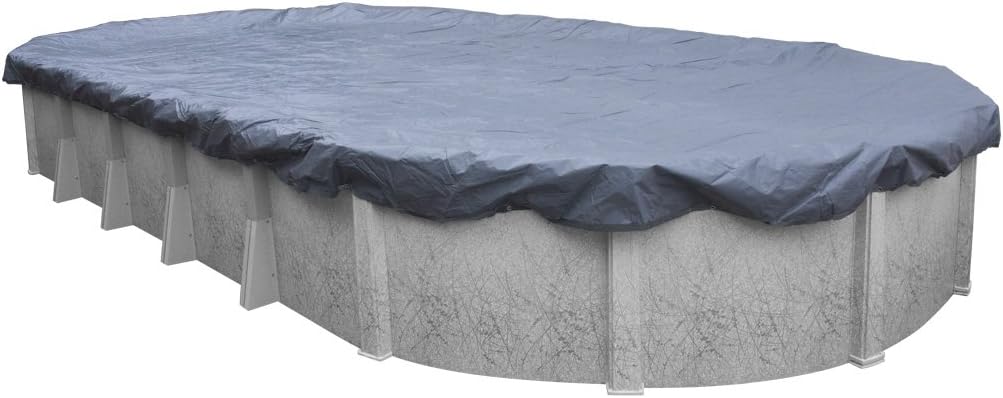 Robelle 10 x 15 ft Blue Winter Oval Pool Cover for Above Ground Pools