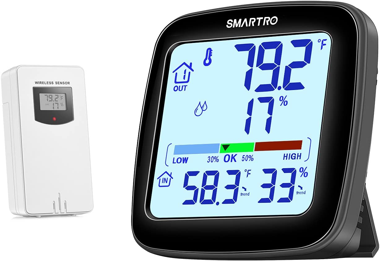 SMARTRO SC92 Wireless Digital Thermometer for Home and Garden