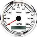 MOTOR METER RACING W Pro 85mm GPS Speedometer - Accurate 0-80 MPH