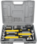 7Pcs Auto Body Repair Kit Panel Beating Hammer and Dolly Set