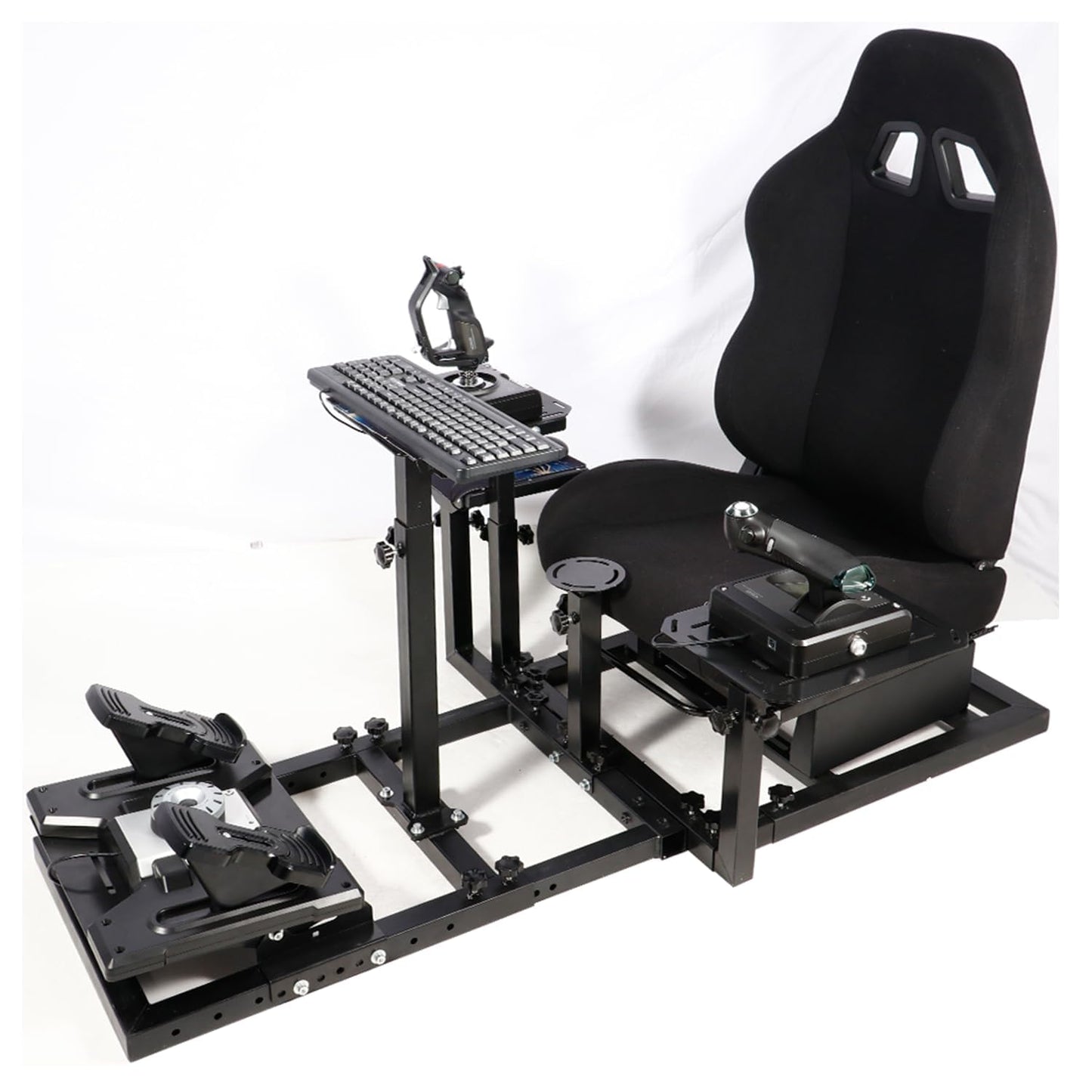 Minneer Adjustable Racing Flight Simulator Cockpit for Gamers