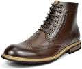 Bruno Marc Men's Dress Ankle Motorcycle Boots - Classic Chukka Style