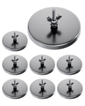8Pack 3.2 in Strong Round Base Magnet 100LBS+ - Heavy Duty Mounts