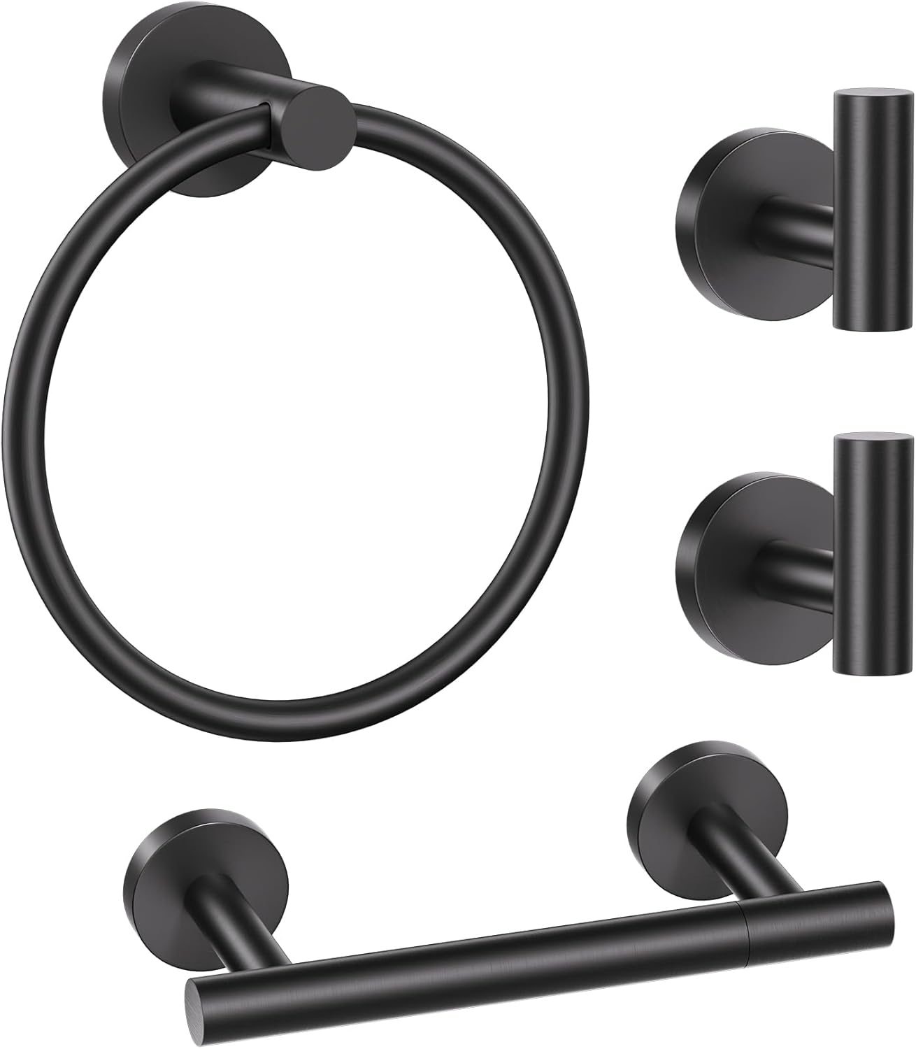 Black Bathroom Hardware Set for Modern and Stylish Decor