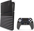 MightySkins Carbon Fiber Skin for PS5 Slim - Unique Protection