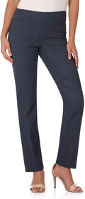 Rekucci Women's Ease Into Comfort Stretchy Straight Leg (Style TZFC)