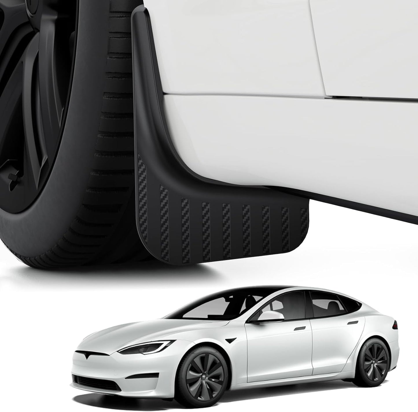 BASENOR Tesla Model S Mud Flaps for Ultimate Protection