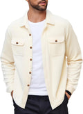 Men's Polar Fleece Shacket by COOFANDY for Casual Comfort