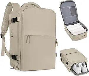 Coofay Laptop Travel Backpack for Airline Approved Carry On