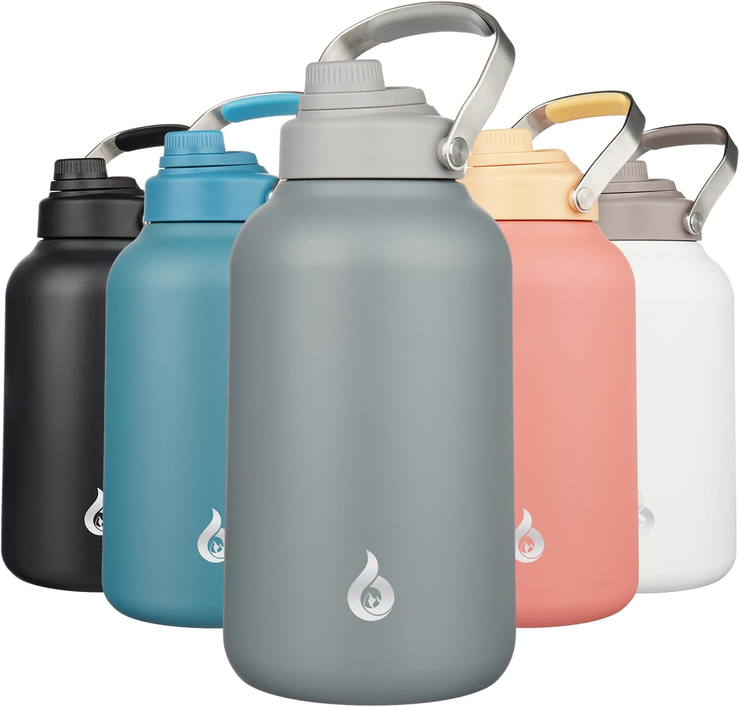 Insulated 1 Gallon Water Bottle for Gym, Sports & Hiking