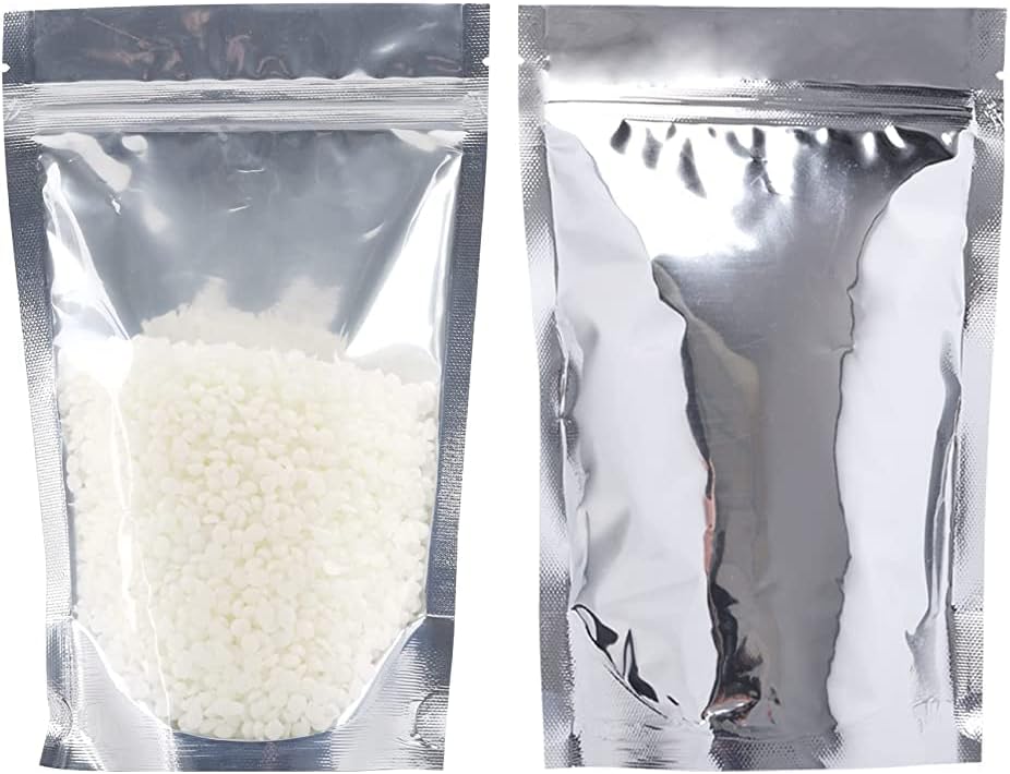 200 Pack 6x9 Mylar Bags for Food Storage and Resealable Use