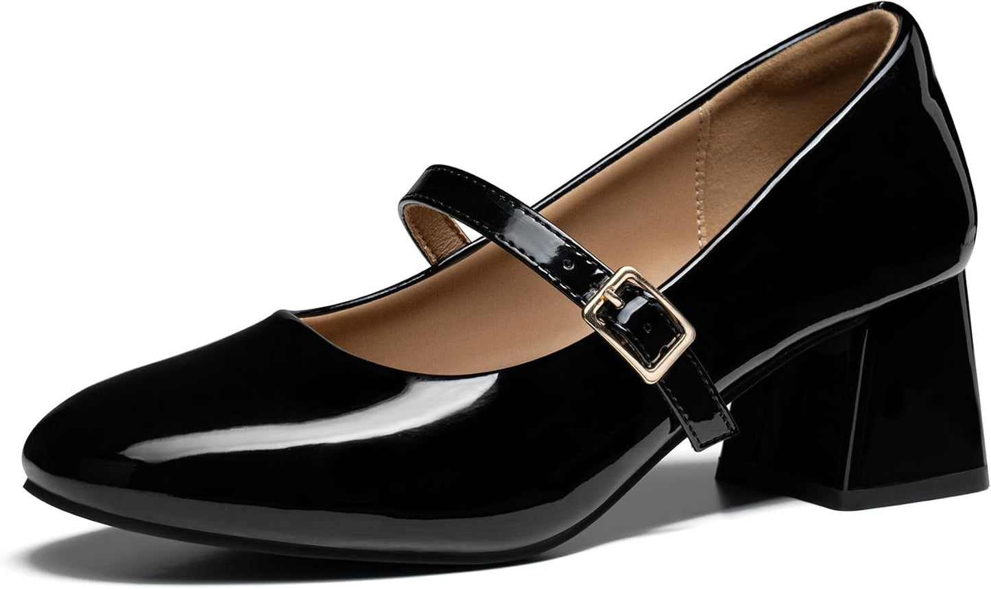 Trary Mary Jane Shoes Women - Stylish Chunky Heels for Any Occasion