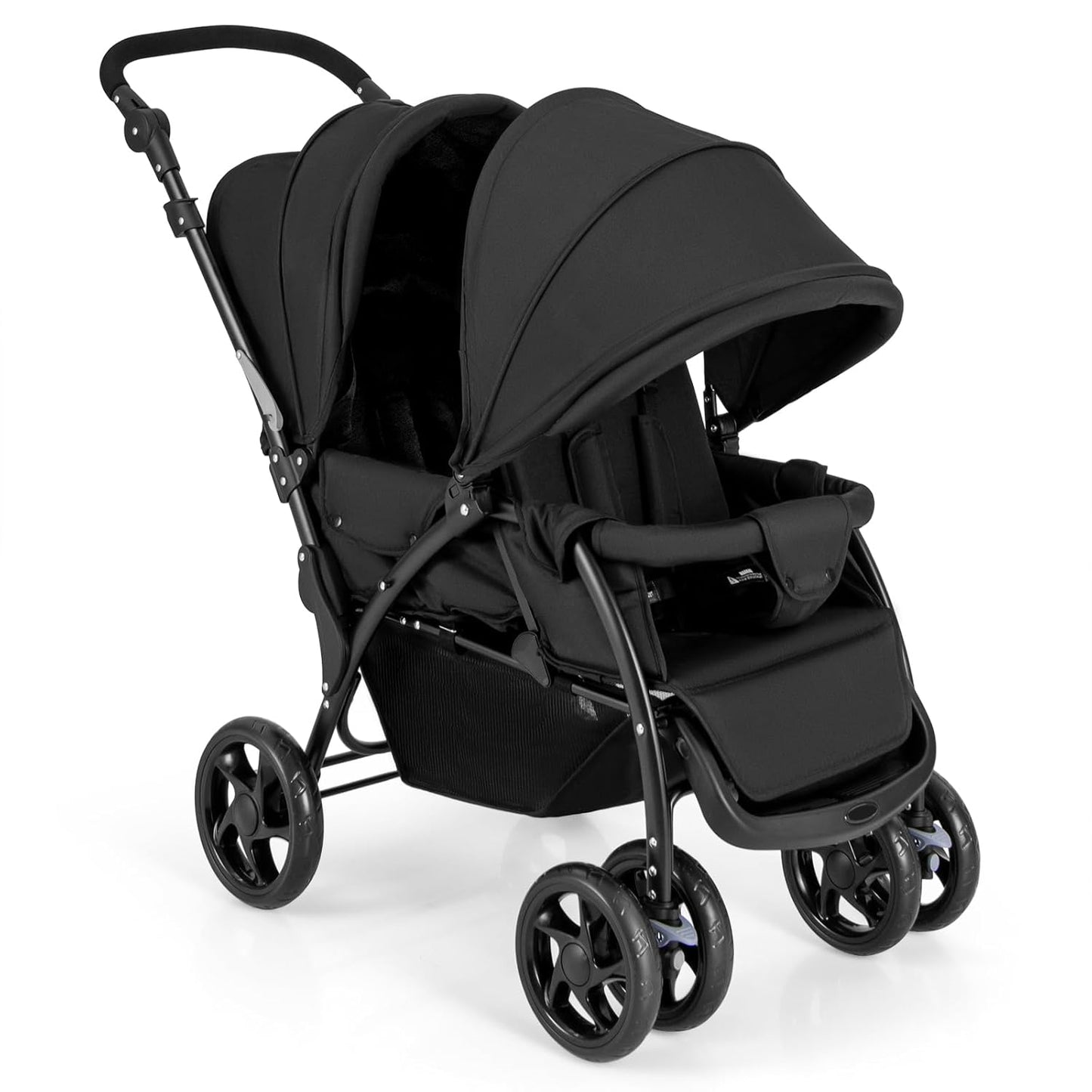 HONEY JOY Double Stroller for Newborn and Toddler Comfort