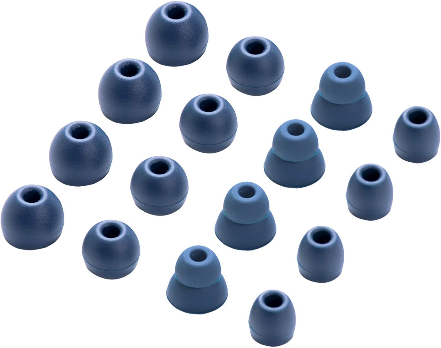 Soft Silicone Earbud Set for Powerbeats Pro - 8 Pairs Navy