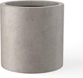 Kante 12.6 Dia Round Concrete Planter for Indoor Outdoor Use