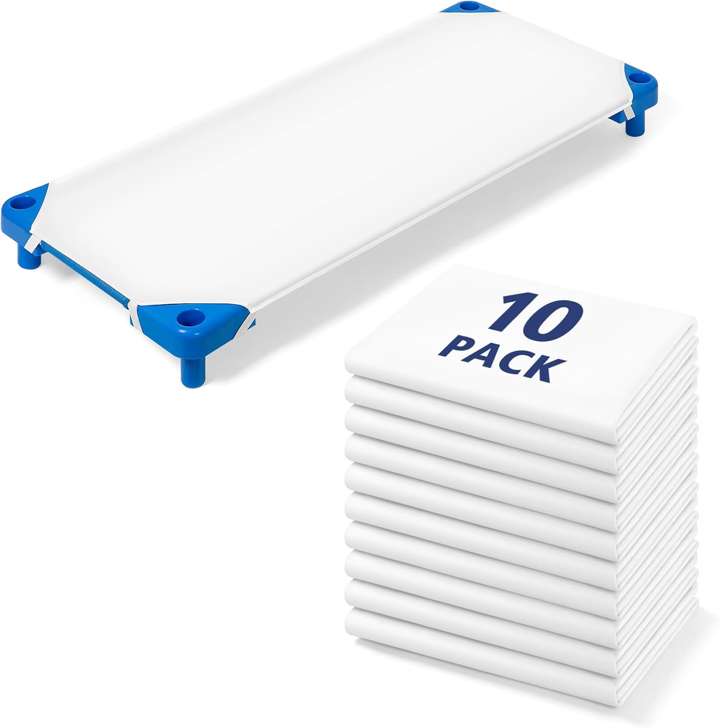 Comfyanno Cot Sheets for Daycare Standard Size - Soft & Durable