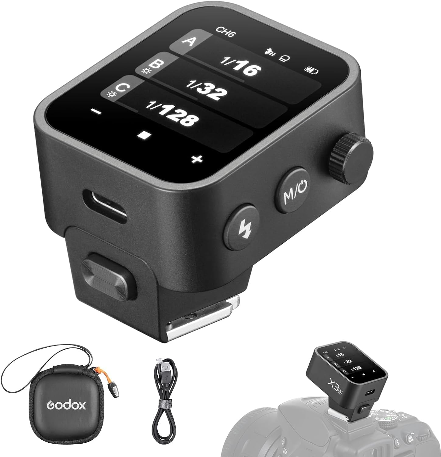 Godox X3-S Touchscreen TTL Wireless Flash Trigger for Sony Cameras