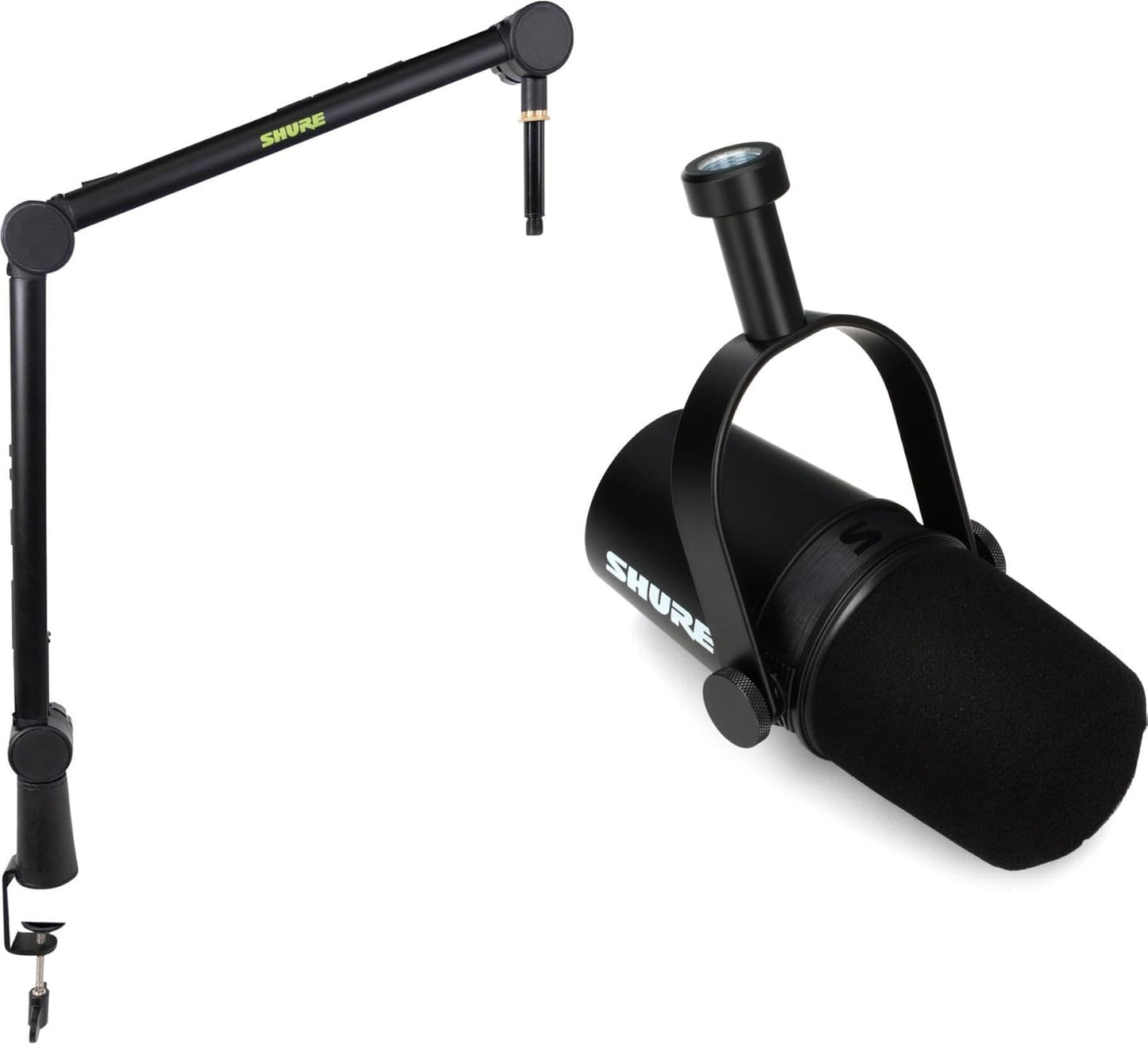 Shure MV7X Dynamic Podcast Microphone Bundle with Boom Arm