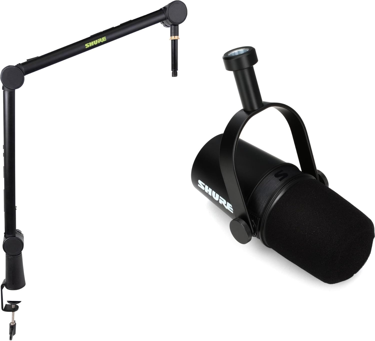Shure MV7X Dynamic Podcast Microphone Bundle with Boom Arm