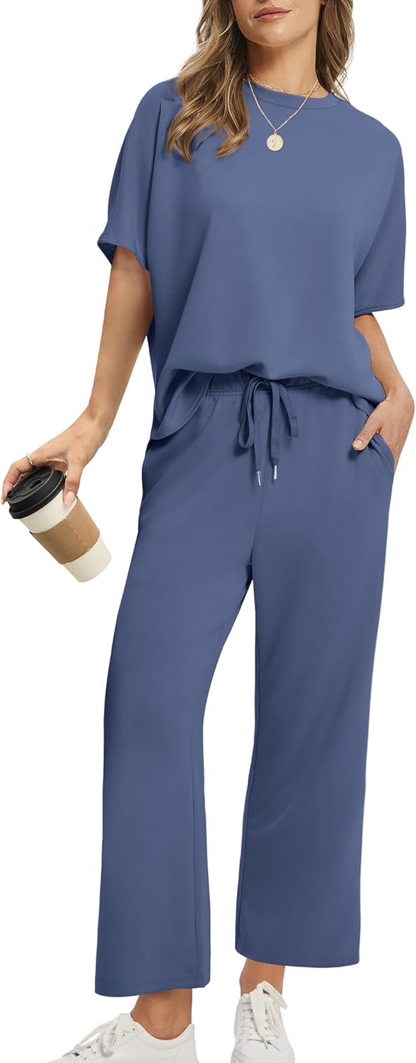 Sampeel Two Piece Sets for Women Summer Outfits for Travel