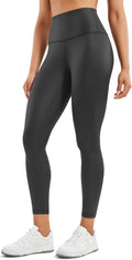 Butterluxe Matte Faux Leather Leggings 25in High Waisted - Comfortable