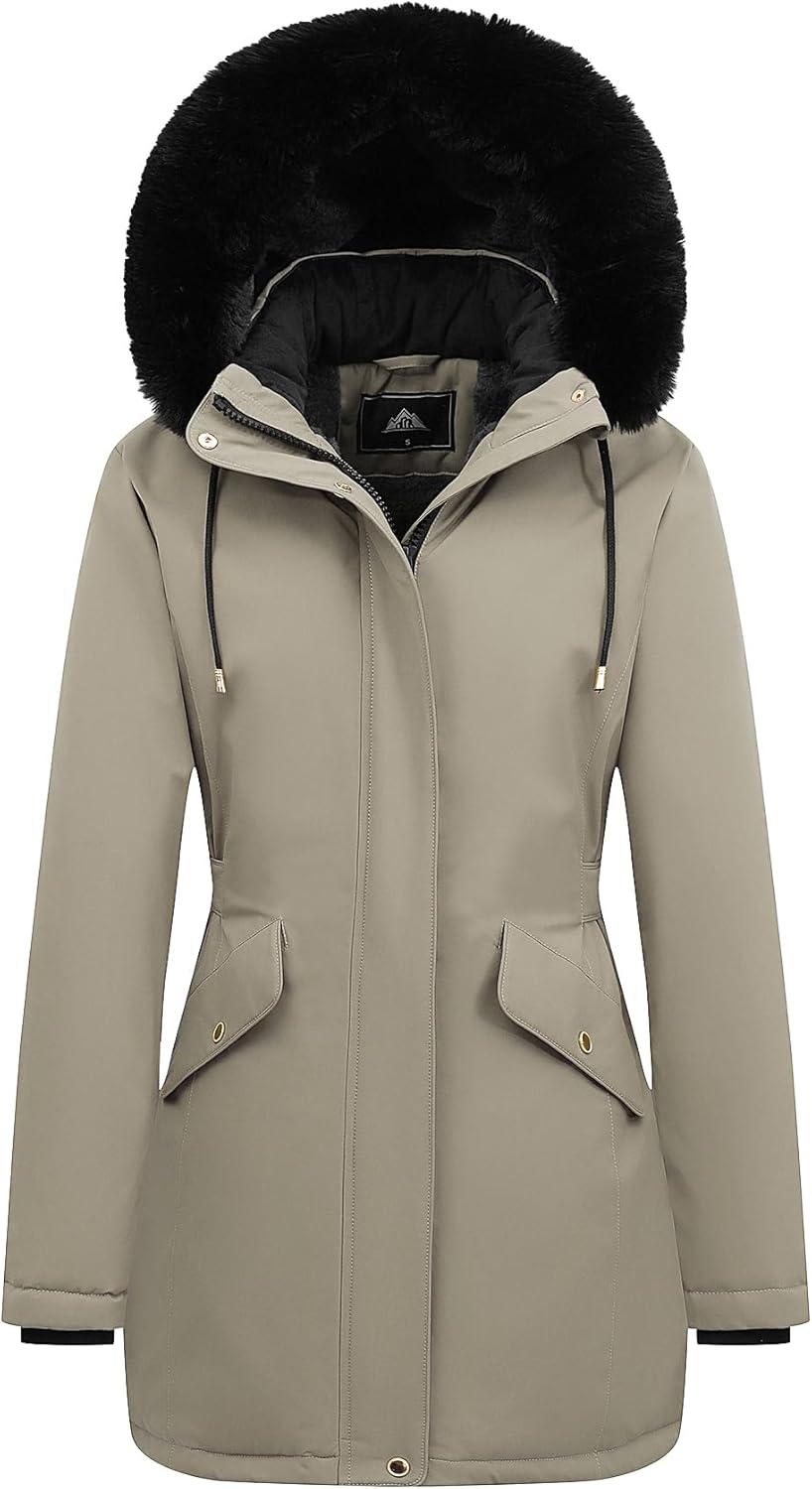 MOERDENG Women's Long Winter Down Coat for Ultimate Warmth