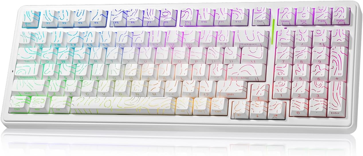 AULA F99 Wireless Mechanical Gaming Keyboard with RGB Backlit