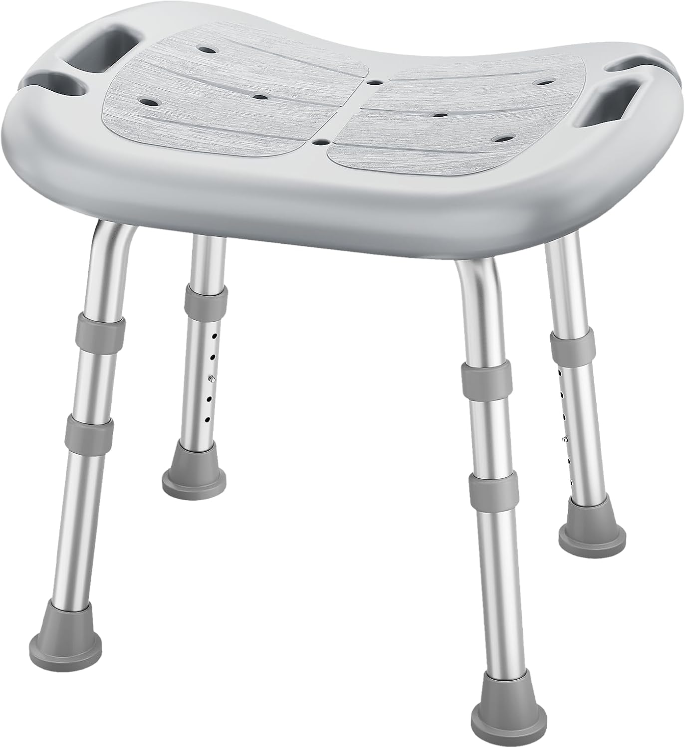 Adjustable Shower Chair with Non-Slip Feet for Safe Bathing