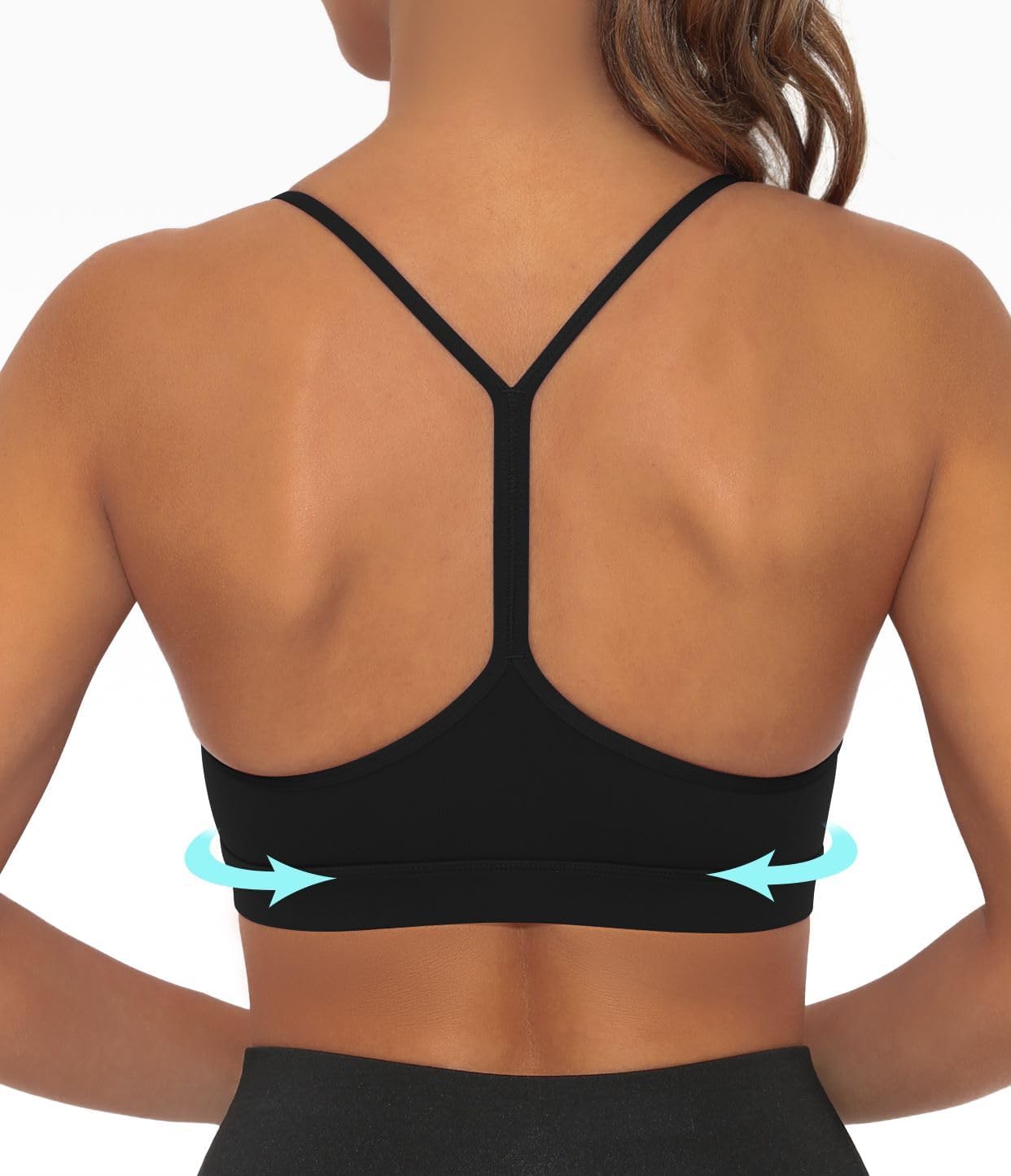 Sexy Y-Back Sports Bra for Low Impact Workouts