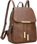Trendy Vegan Leather Backpack Purse for Women - Compact Travel Bag