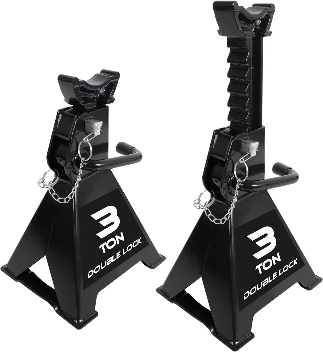 Torin AT43005AB Steel Heavy Duty Jack Stands for 3 Ton Vehicles