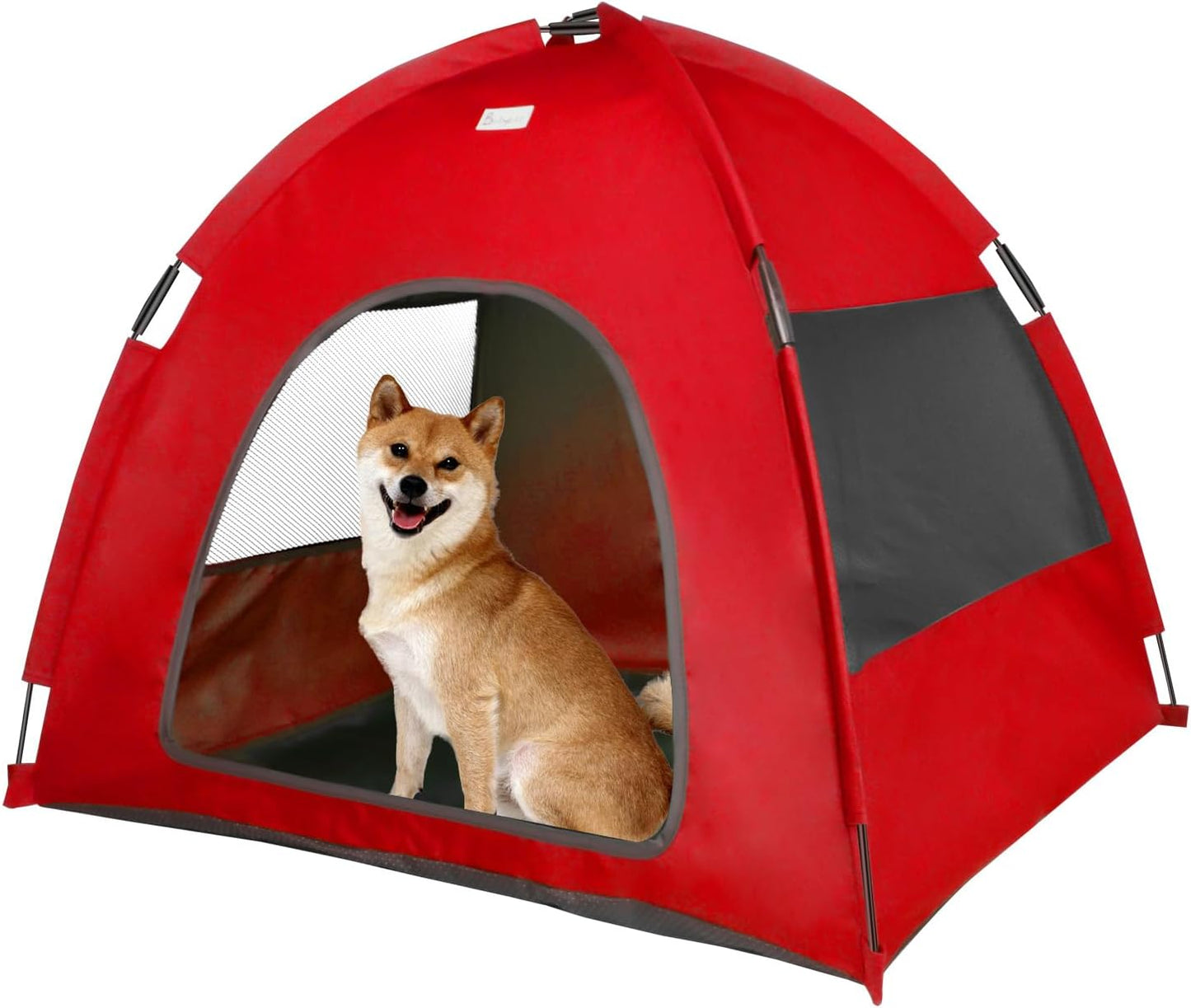 Waterproof Outdoor Pet Tent - Red (Large)
