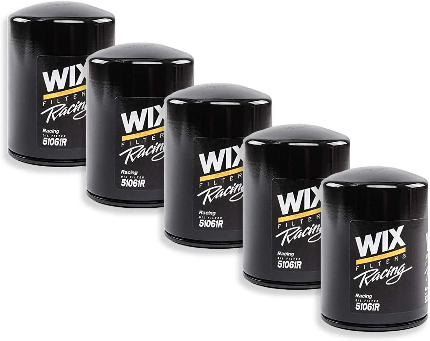 WIX 51061R Spin-On Lube Filter Pack of 5 for Optimal Performance