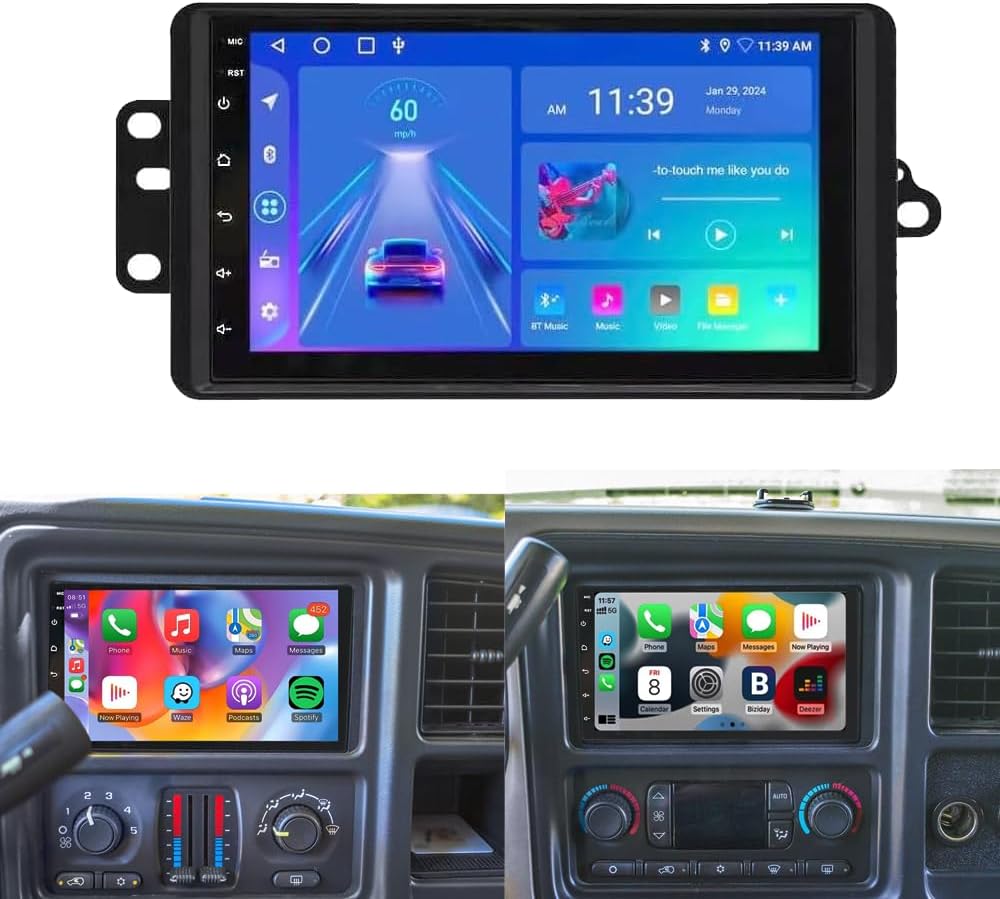 7ft' Android 13.0 Car Stereo for Chevy Silverado Tahoe GMC