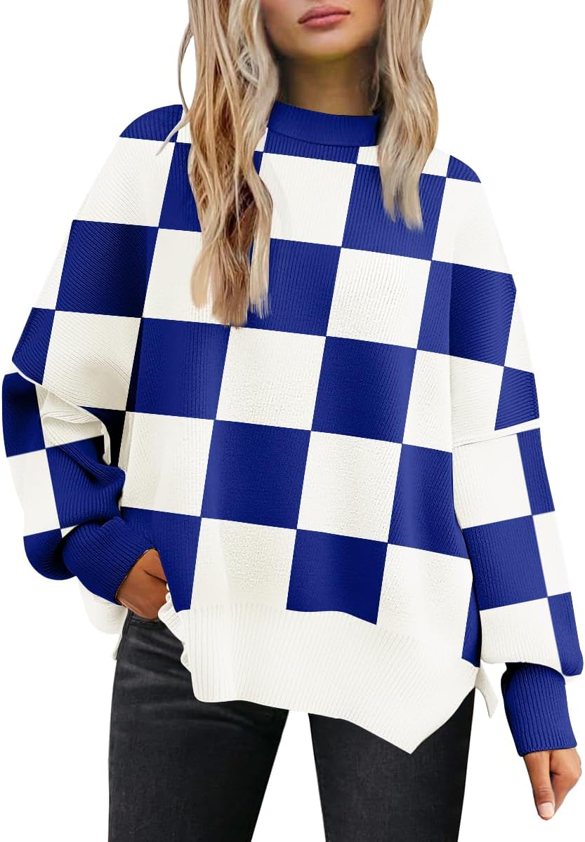 LILLUSORY Women's Oversized Batwing Sweaters for Fall Style