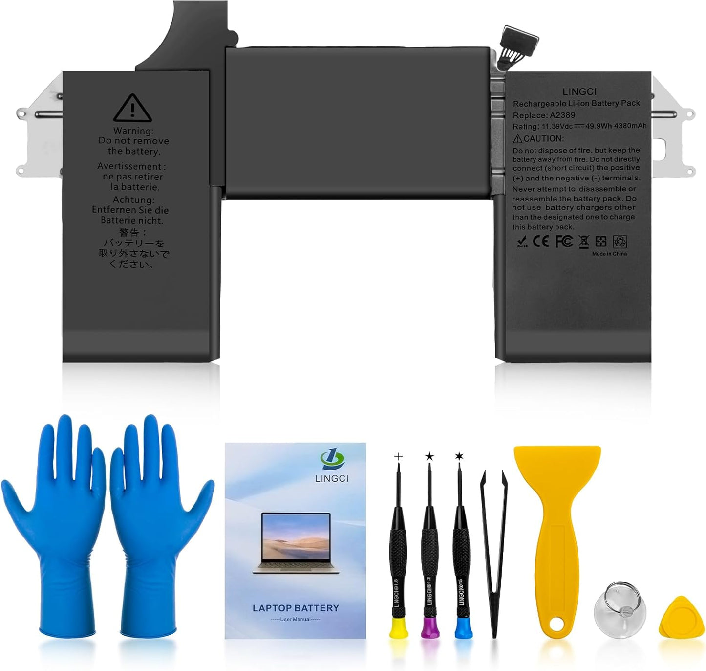 A2389 A2337 Battery Replacement for MacBook Air 13 Inch M1