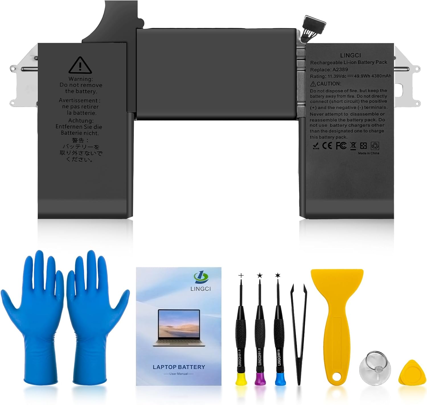 A2389 A2337 Battery Replacement for MacBook Air 13 Inch M1