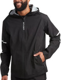 Spyder Mens Rain Jacket - Waterproof Lightweight Hooded Windbreaker is