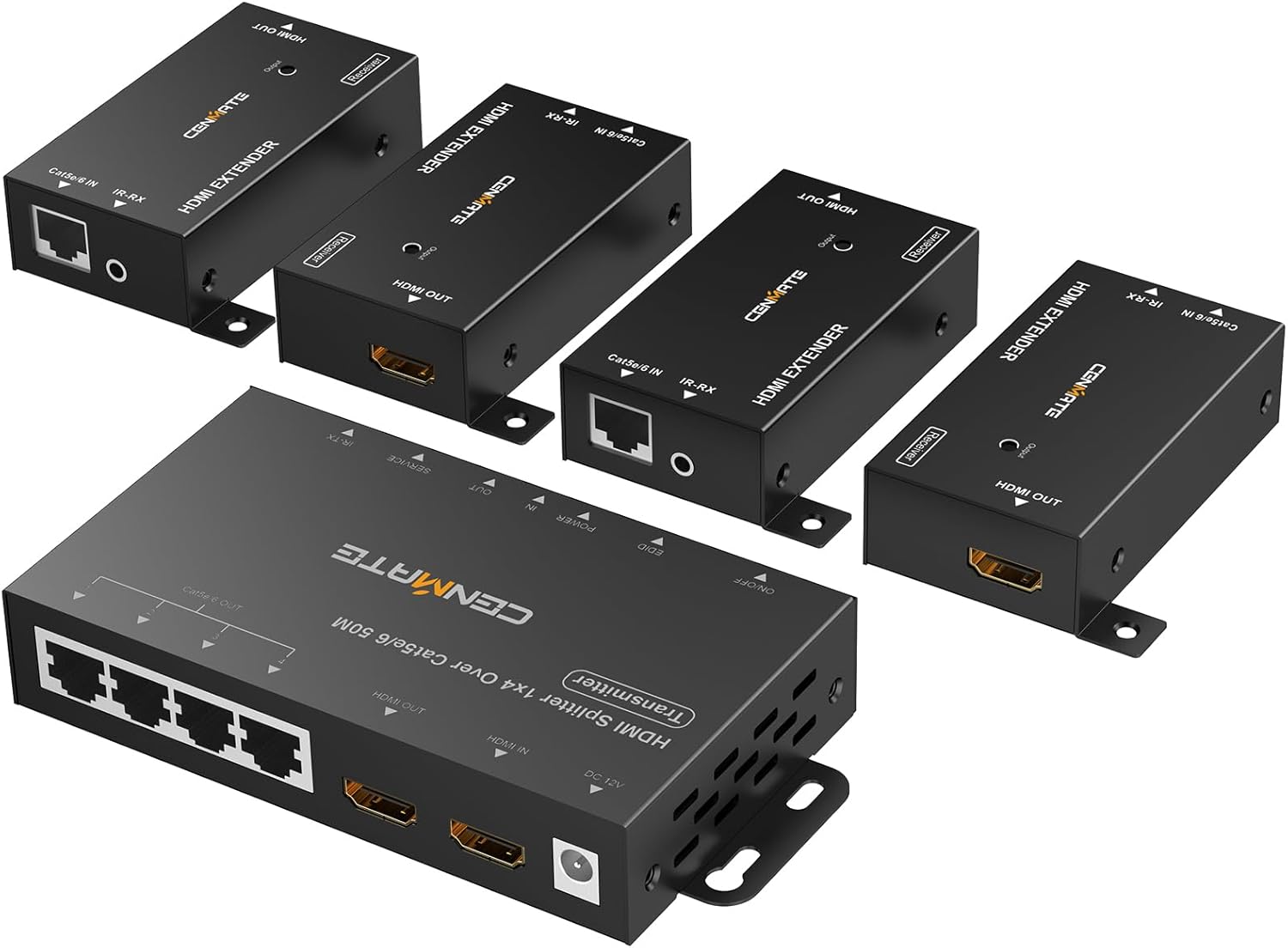 1x4 HDMI Extender Splitter for Long Distance Transmission