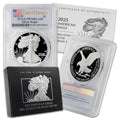 2025 W 1 oz American Silver Eagle Proof Coin PR-70 DCAM - Collectible