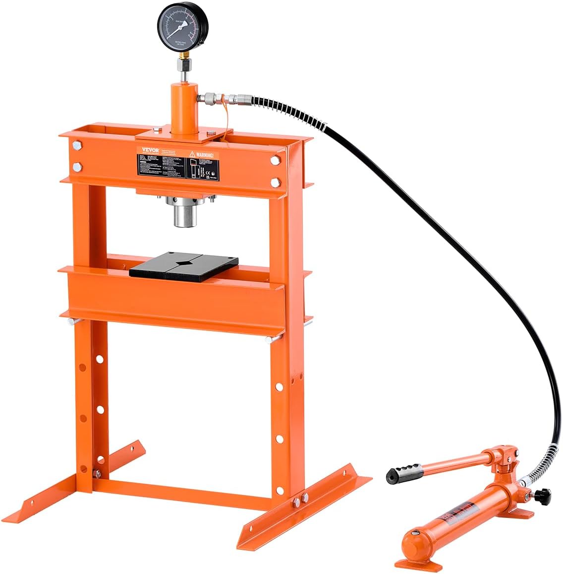 VEVOR Hydraulic Shop Press for Bending, Straightening & Stamping