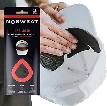 NoSweat Golf Hat Sweat Liner for Stain and Odor Prevention