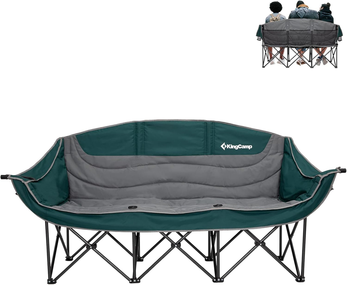 KingCamp Double Camping Chair for Oversized Comfort Outdoors