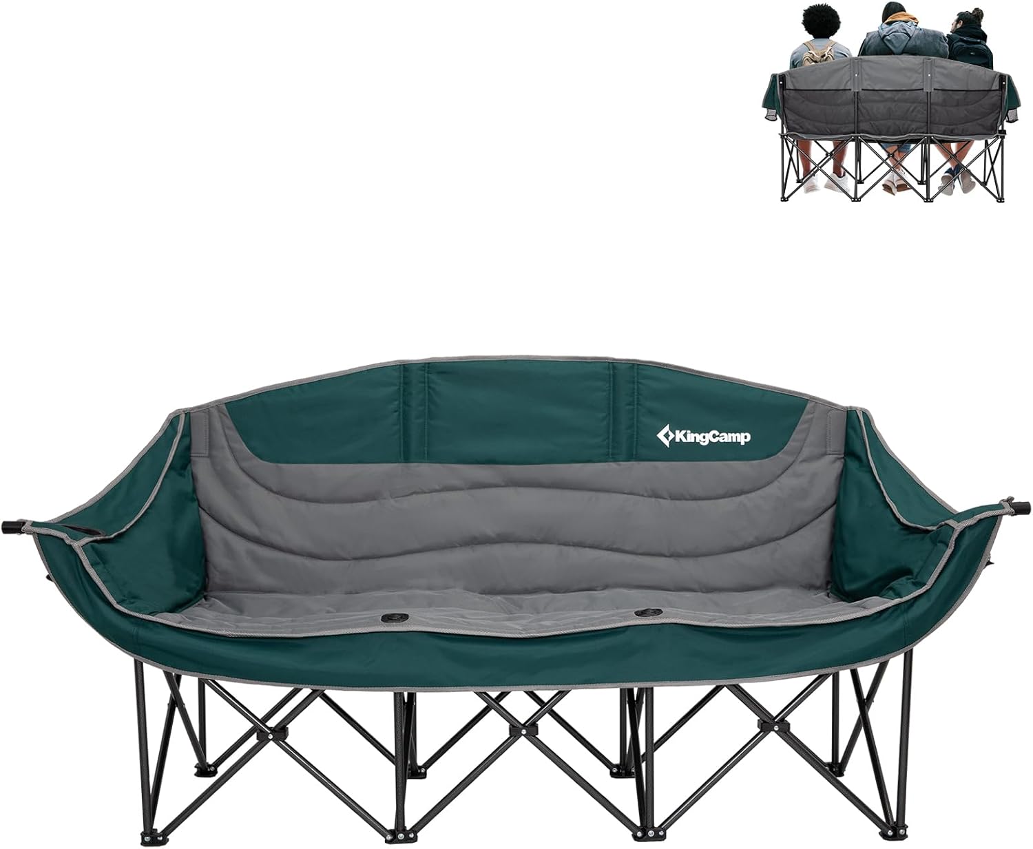 KingCamp Double Camping Chair for Oversized Comfort Outdoors