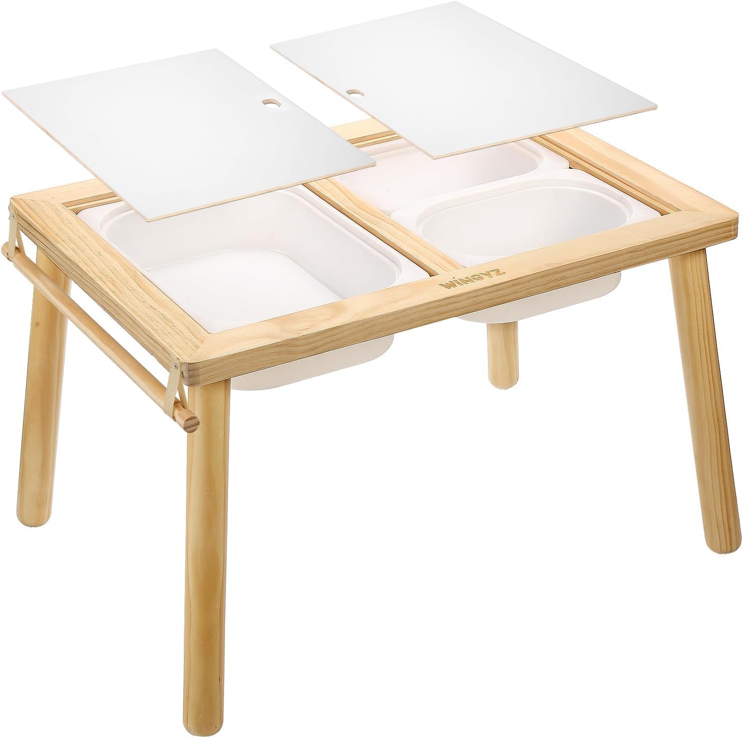 Wingyz Kids Table for Play Study Dining with Storage Bins
