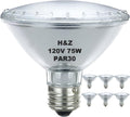 Par30 Short Neck 6 Pack Halogen 75W 3000K Par30 Floods - High Output