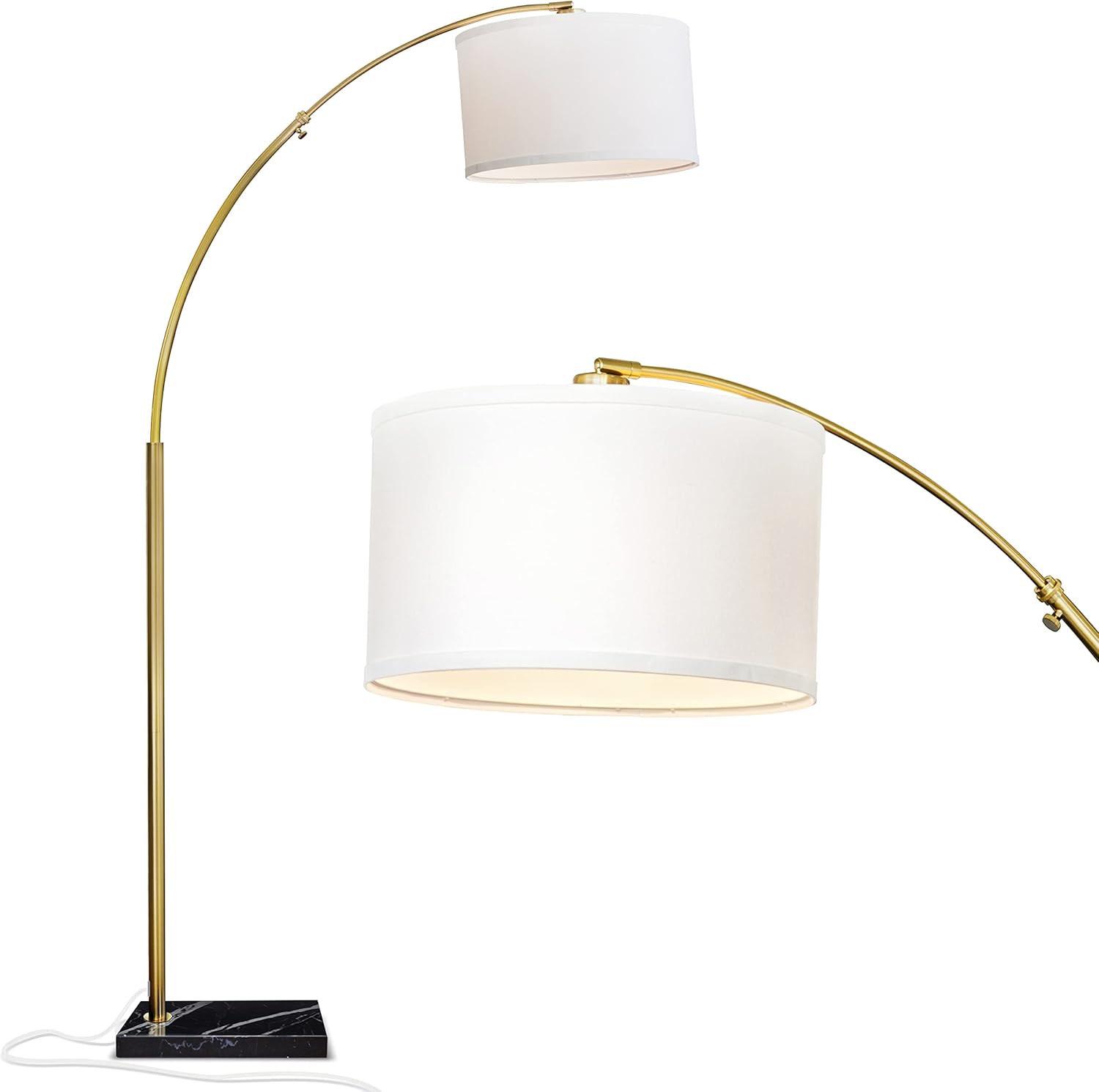 Brightech Logan Arc Floor Lamp: Modern Decor for Any Room