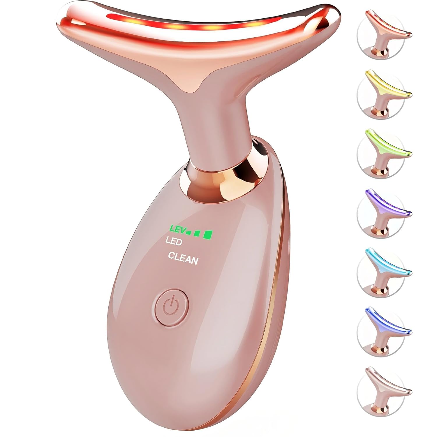 Red Light Therapy Face Massager Tool for Wrinkles and Skin