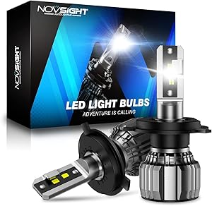 NOVSIGHT H4/9003/HB2 LED Headlight Bulbs - 13000 Lumen Brightness
