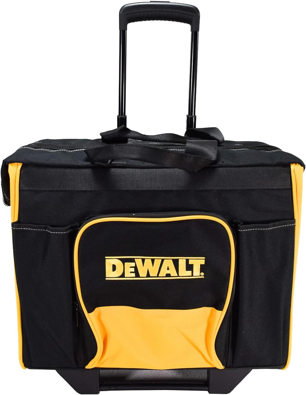 DEWALT Heavy Duty Roller Tool Bag with Front Pockets and Wheels